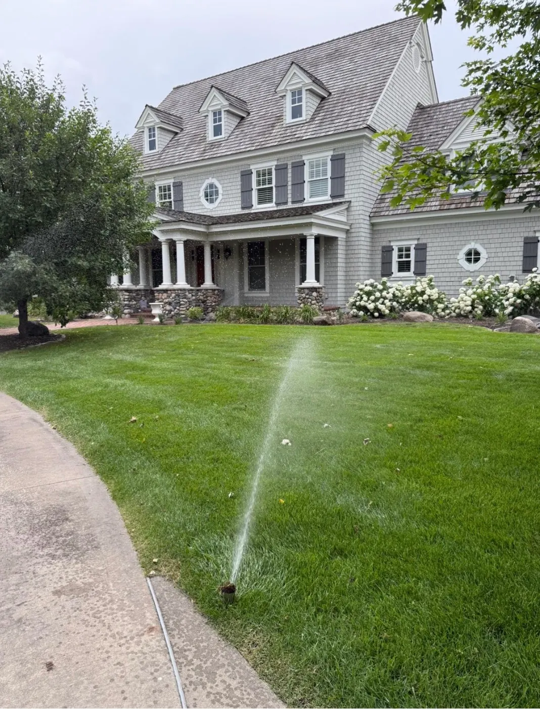 Luxury irrigation installation