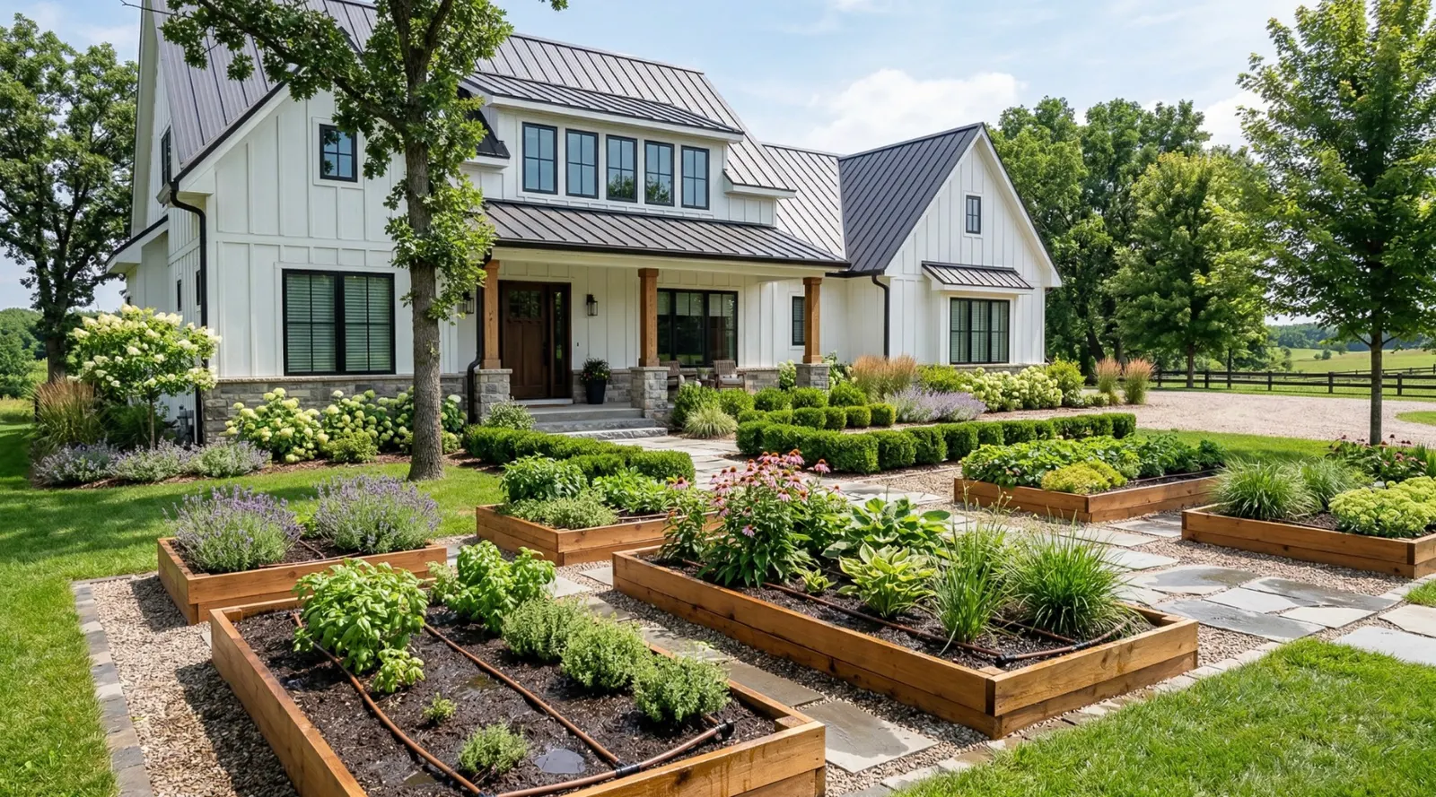 Luxury irrigation installation