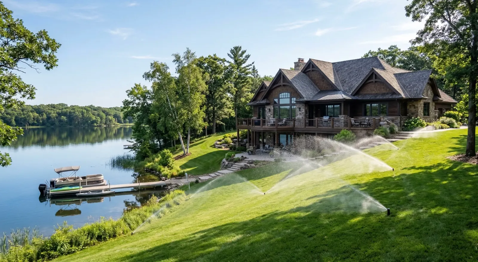 Luxury irrigation installation