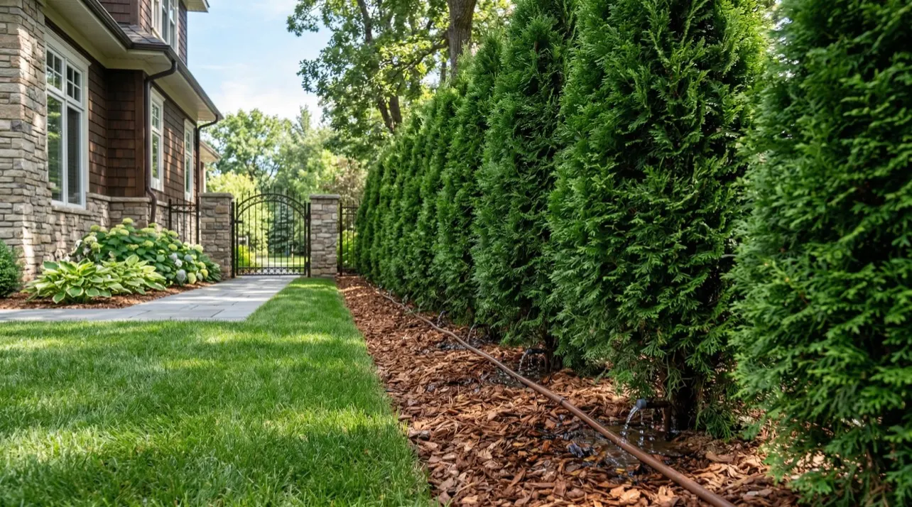 Luxury irrigation installation